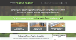 Desktop Screenshot of forestfloors.com.au